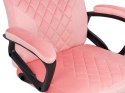 Fotel obrotowy do biurka MARIO ALCANTARA CARO PINK
