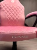 Fotel obrotowy do biurka MARIO ALCANTARA CARO PINK
