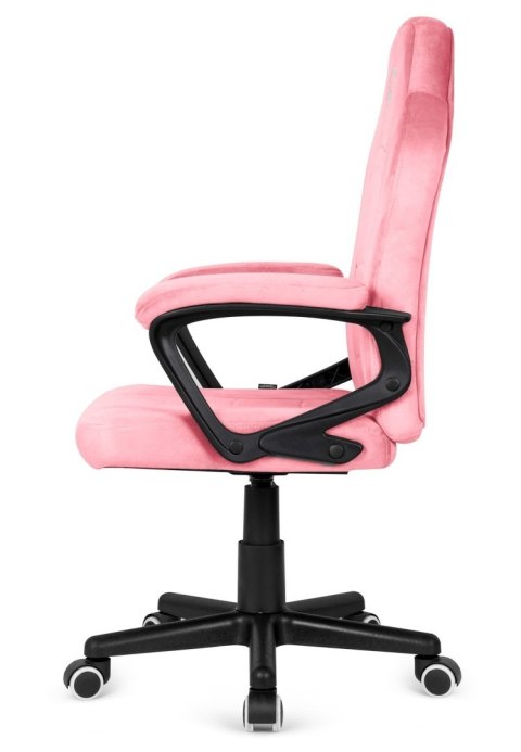 Fotel obrotowy do biurka MARIO ALCANTARA PINK + WHITE