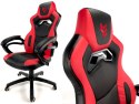 Fotel obrotowy do biurka REVENTON RED PU SPC OUTLET