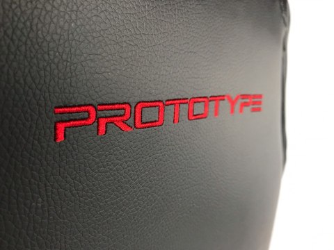 Fotel obrotowy do biurka REVENTON RED PU SPC OUTLET