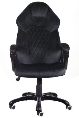 Fotel obrotowy do biurka SPIDER BLACK ALCANTARA