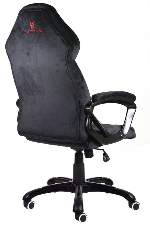 Fotel obrotowy do biurka SPIDER BLACK ALCANTARA