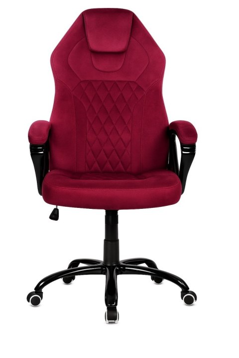 Fotel obrotowy do biurka SPIDER BURGUNDY ALCANTARA