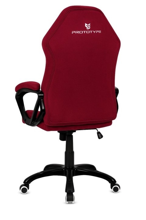 Fotel obrotowy do biurka SPIDER BURGUNDY ALCANTARA