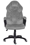 Fotel obrotowy do biurka SPIDER GREY ALCANTARA