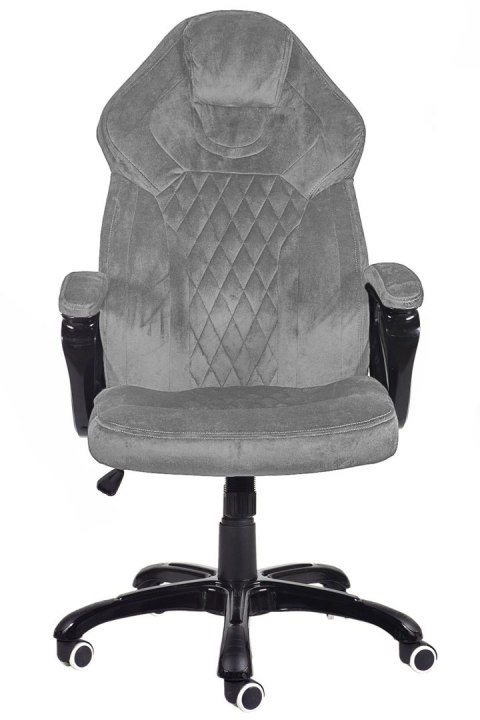 Fotel obrotowy do biurka SPIDER GREY ALCANTARA