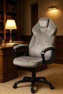 Fotel obrotowy do biurka SPIDER GREY ALCANTARA