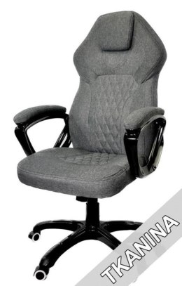 Fotel obrotowy do biurka SPIDER GREY FABRIC SPC
