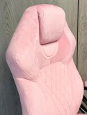 Fotel obrotowy do biurka SPIDER PINK ALCANTARA