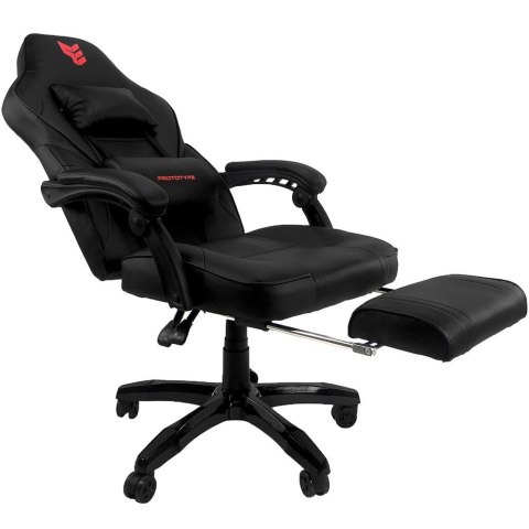 Fotel obrotowy do biurka TITAN BLACK PRO PU