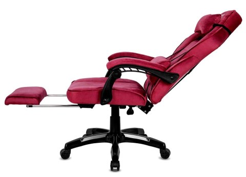 Fotel obrotowy do biurka TITAN BURGUNDY ALCANTARA PRO