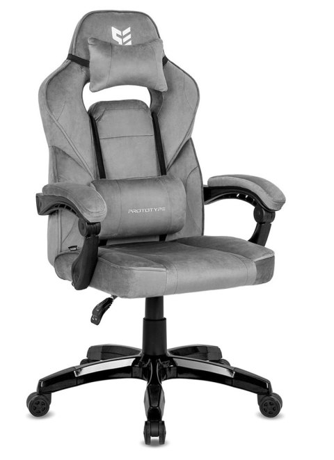 Fotel obrotowy do biurka TITAN GREY ALCANTARA BASIC