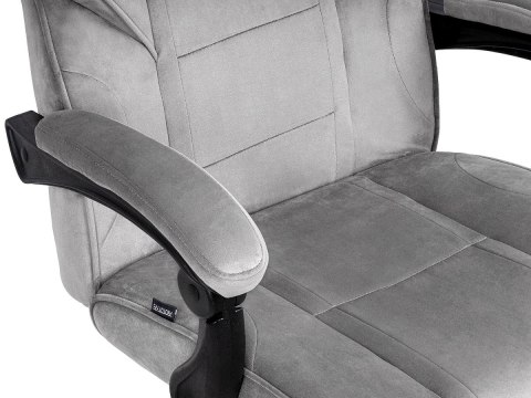 Fotel obrotowy do biurka TITAN GREY ALCANTARA PRO