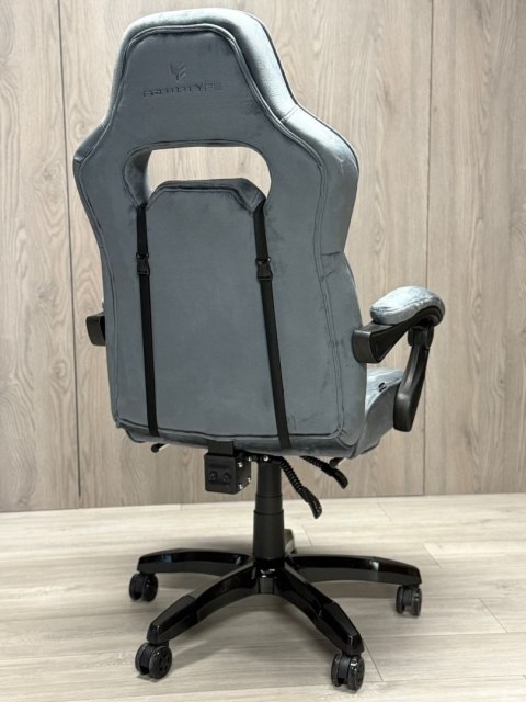 Fotel obrotowy do biurka TITAN GREY ALCANTARA PRO