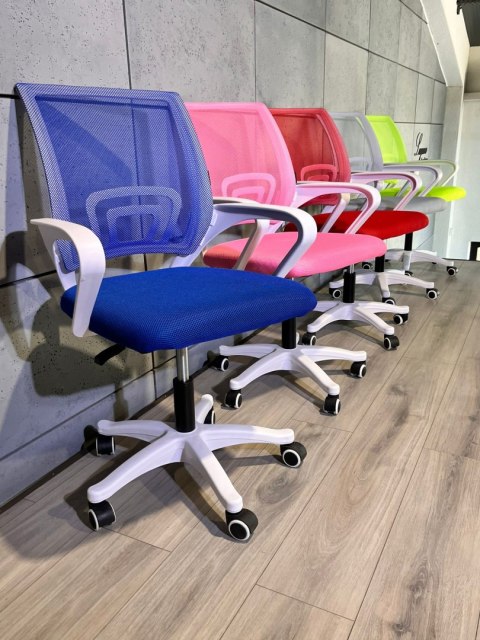 Fotel obrotowy do biurka VENTO BLUE MESH