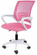 Fotel obrotowy do biurka VENTO PINK MESH II GATUNEK