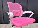 Fotel obrotowy do biurka VENTO PINK MESH II GATUNEK