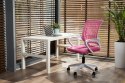 Fotel obrotowy do biurka VENTO PINK MESH II GATUNEK