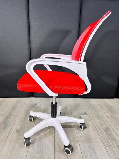 Fotel obrotowy do biurka VENTO RED MESH
