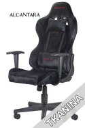 Fotel obrotowy gamingowy DIAVEL ALCANTARA PRO-XL
