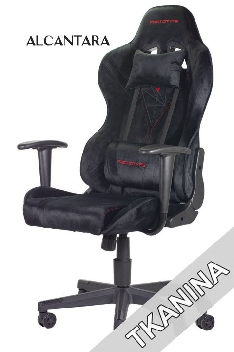 Fotel obrotowy gamingowy DIAVEL ALCANTARA PRO-XL