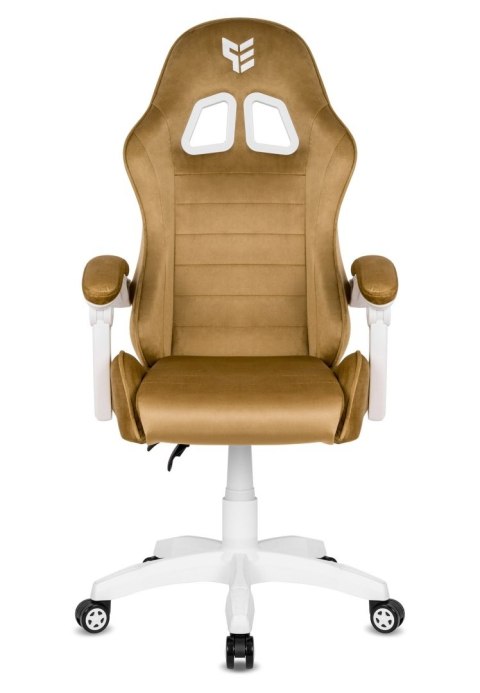 Fotel obrotowy gamingowy ENZO XL BEIGE ALCANTARA ICE