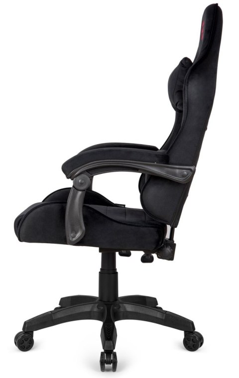 Fotel obrotowy gamingowy ENZO XL BLACK ALCANTARA