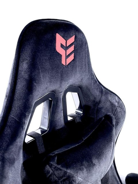 Fotel obrotowy gamingowy ENZO XL BLACK ALCANTARA