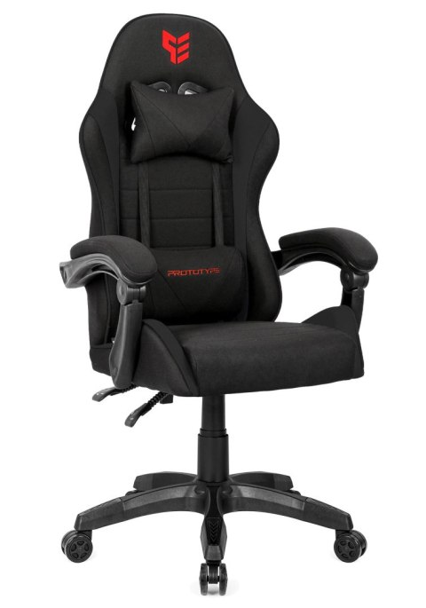 Fotel obrotowy gamingowy ENZO XL BLACK FABRIC