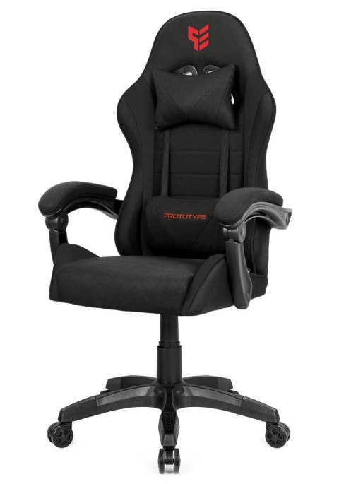 Fotel obrotowy gamingowy ENZO XL BLACK FABRIC