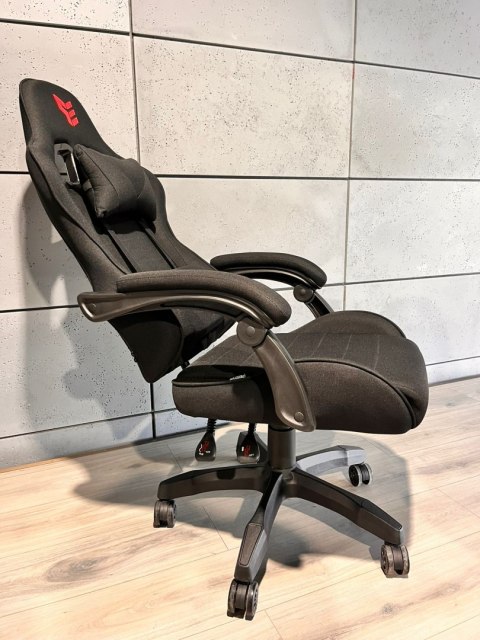 Fotel obrotowy gamingowy ENZO XL BLACK FABRIC