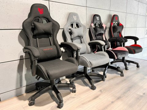 Fotel obrotowy gamingowy ENZO XL BLACK FABRIC