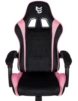 Fotel obrotowy gamingowy ENZO XL BLACK PINK ALCANTARA