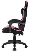 Fotel obrotowy gamingowy ENZO XL BLACK PINK ALCANTARA