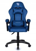 Fotel obrotowy gamingowy ENZO XL BLUE ALCANTARA