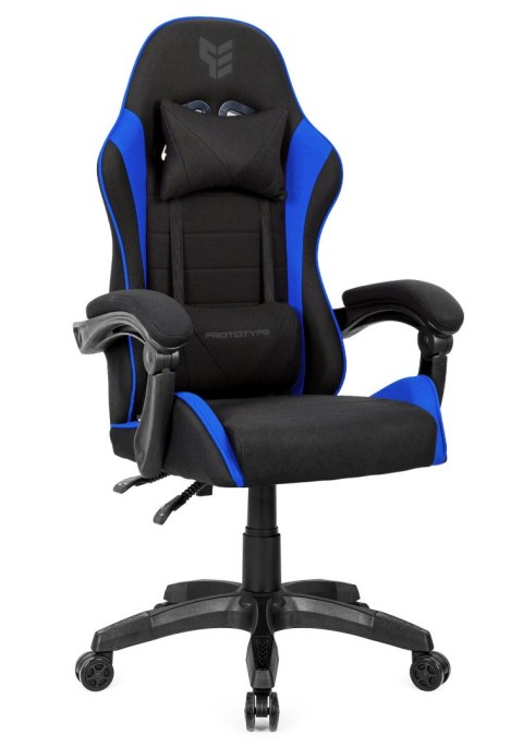 Fotel obrotowy gamingowy ENZO XL BLUE FABRIC