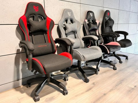 Fotel obrotowy gamingowy ENZO XL BLUE FABRIC