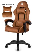 Fotel obrotowy gamingowy ENZO XL BROWN ALCANTARA