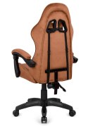 Fotel obrotowy gamingowy ENZO XL BROWN ALCANTARA