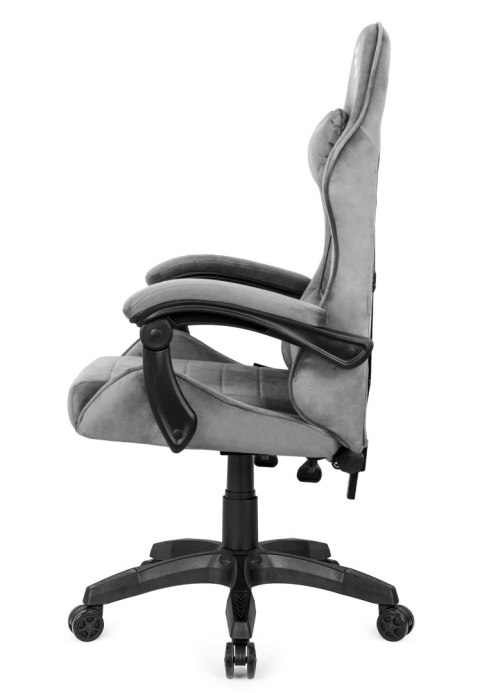 Fotel obrotowy gamingowy ENZO XL GREY ALCANTARA