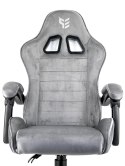 Fotel obrotowy gamingowy ENZO XL GREY ALCANTARA