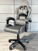 Fotel obrotowy gamingowy ENZO XL GREY ALCANTARA