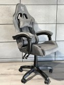 Fotel obrotowy gamingowy ENZO XL GREY ALCANTARA