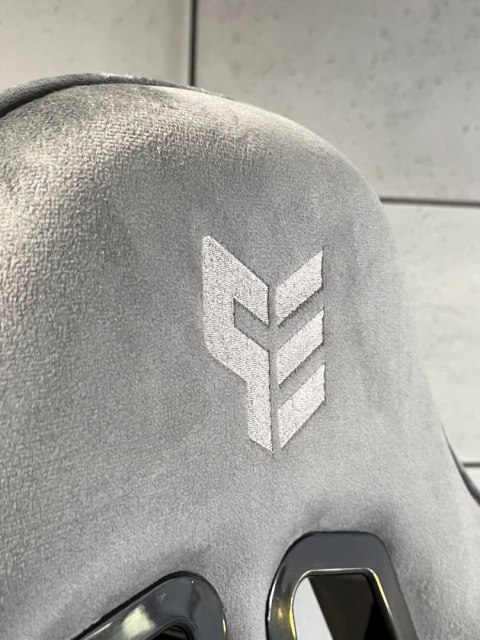 Fotel obrotowy gamingowy ENZO XL GREY ALCANTARA