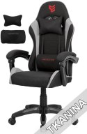 Fotel obrotowy gamingowy ENZO XL GREY FABRIC