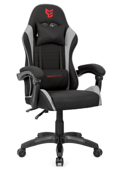 Fotel obrotowy gamingowy ENZO XL GREY FABRIC