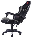 Fotel obrotowy gamingowy ENZO XL GREY FABRIC