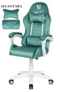 Fotel obrotowy gamingowy ENZO XL MINT ALCANTARA ICE