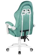Fotel obrotowy gamingowy ENZO XL MINT ALCANTARA ICE